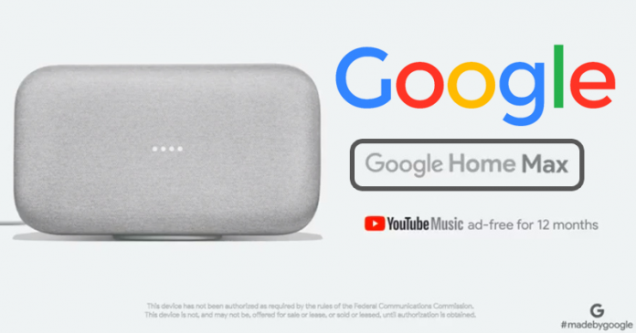 Google Just Launched Google Home Max, A Bigger Version Of Smart Home Speaker Google Just Launched Google Home Max, A Bigger Version Of Smart Home Speaker