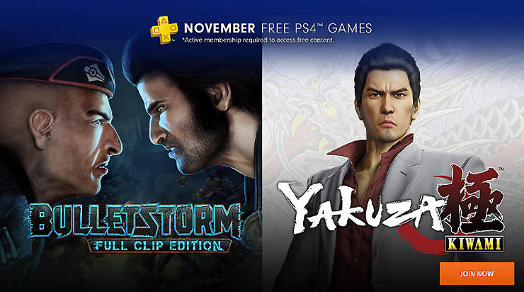 PS Plus Free Games for November Revealed Early, Headlined by Yakuza Kiwami PS Plus Free Games for November Revealed Early, Headlined by Yakuza Kiwami