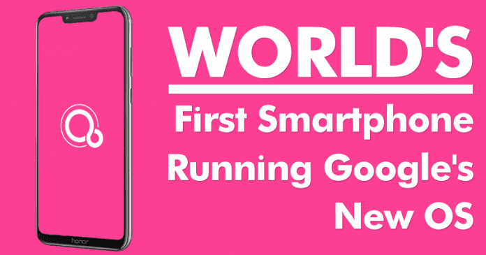 Meet The World’s First Smartphone Running Google’s New OS Meet The World’s First Smartphone Running Google’s New OS