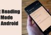 How to Get Reading Mode on Any Android Device