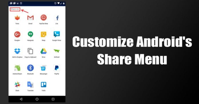 How To Customize Android’s Share Menu (Latest Methods) How To Customize Android’s Share Menu (Latest Methods)