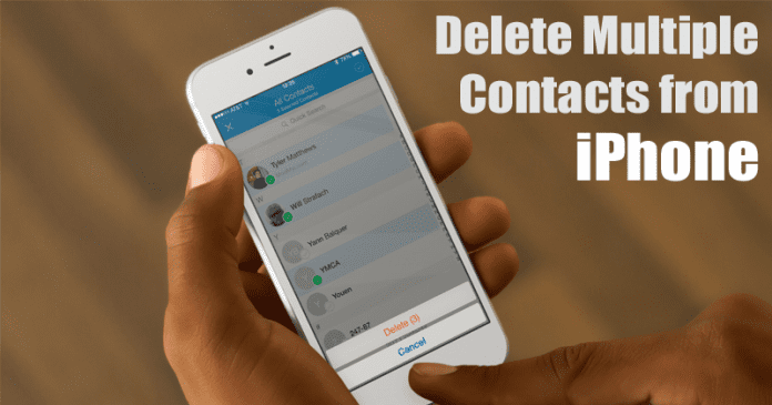 How to Delete Multiple Contacts from iPhone or any iOS Device How to Delete Multiple Contacts from iPhone or any iOS Device