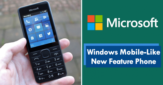 Meet Microsoft’s Windows Mobile-Like New Feature Phone Meet Microsoft’s Windows Mobile-Like New Feature Phone