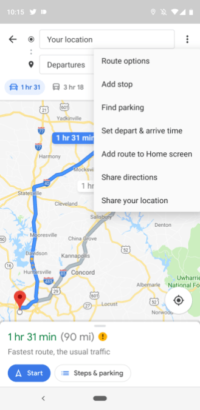 Google Maps Now Lets Users Set Departure or Arrival Times on Android Google Maps Now Lets Users Set Departure or Arrival Times on Android