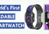 Meet The World’s First Foldable Smartwatch