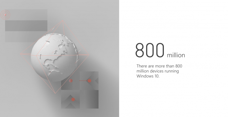 Windows 10 Now Runs on Over 800 Million Active Devices – Numbers to Go Up Ahead of Windows 7’s 2020 Expiry Date