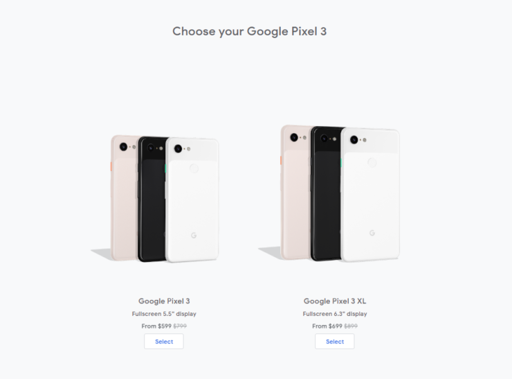 Google Discounts Both Pixel 3 & Pixel 3 XL on Its Official Store; Sluggish Sales Causing Price Cuts? Google Discounts Both Pixel 3 & Pixel 3 XL on Its Official Store; Sluggish Sales Causing Price Cuts?