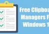 Top Best Free Clipboard Managers For Windows 10