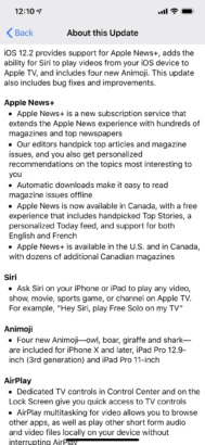 Download: iOS 12.2 Final Version with New TV HomeKit Support, News+ and More Download: iOS 12.2 Final Version with New TV HomeKit Support, News+ and More