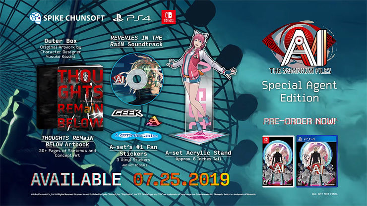 Zero Escape Director’s AI: The Somnium Files Drops a Trippy Trailer and Release Date Zero Escape Director’s AI: The Somnium Files Drops a Trippy Trailer and Release Date