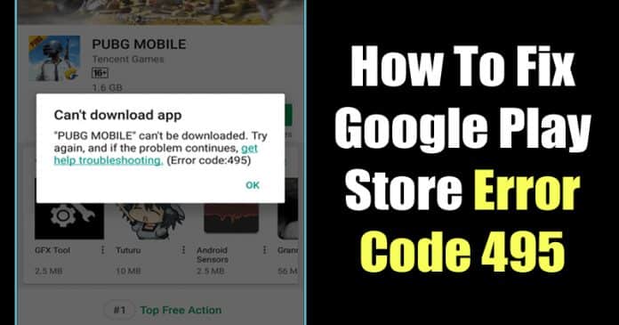 How To Fix Google Play Store Error 495 (6 Methods) How To Fix Google Play Store Error 495 (6 Methods)