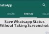 How to Save Whatsapp Status Without Taking Screenshots