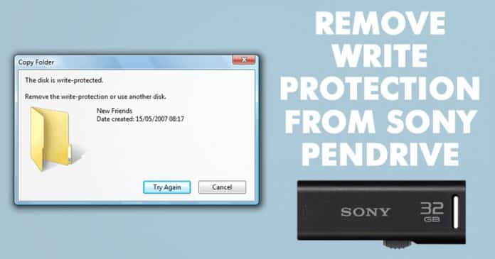 How To Remove Write Protection From Sony Pen Drive How To Remove Write Protection From Sony Pen Drive